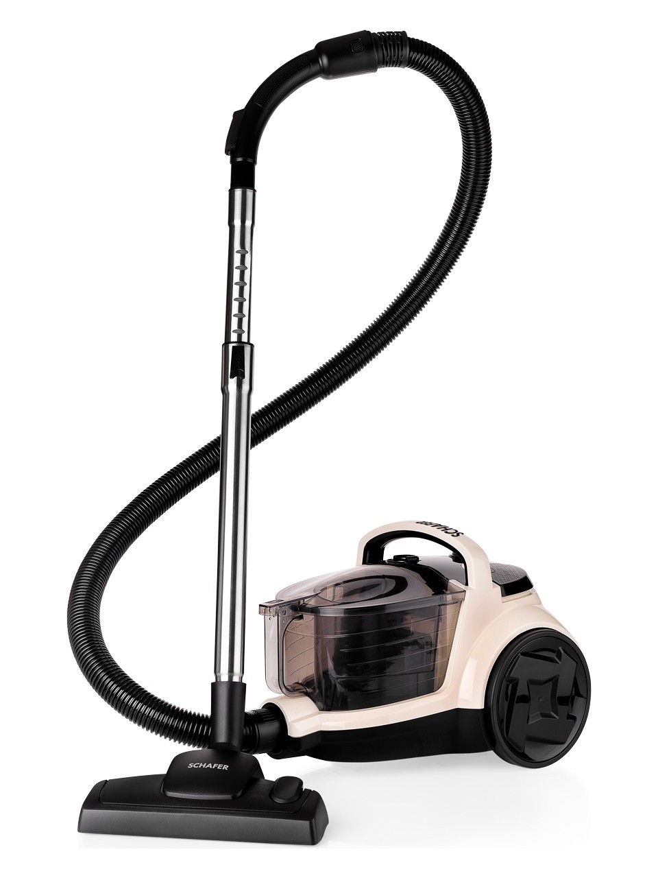 Schafer Vortex Toz Torbasız Elektrikli Süpürge-Krem/siyah